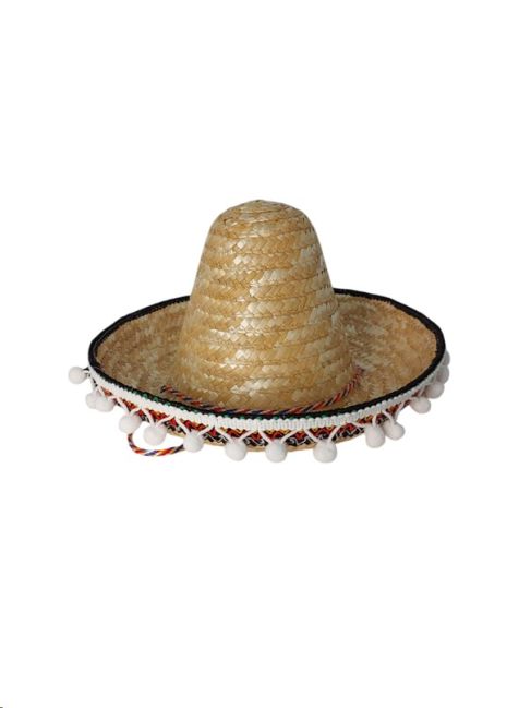 HAT SOMBRERO 45CM NATURAL | Partycity